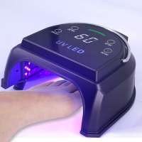 Gelpal 2020 OEM/ODM Best Portable Rechargeable Cordless 60W Battery UV Gel Nail Dryer Lamps 2 Hands UV LED Nail Lamp